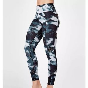 Sweaty Betty reversible cloud print leggings